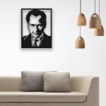 Atatürk Portresi Ahşap Duvar Panosu