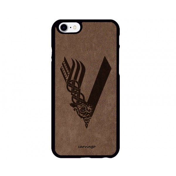 Vikings Logosu iPhone Süet Telefon Kılıfı