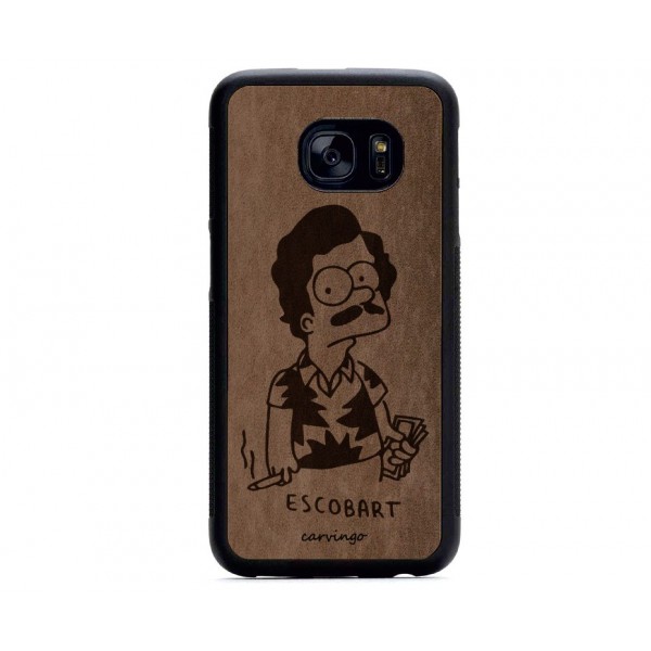 Escobart Desenli Samsung Süet Telefon Kılıfı